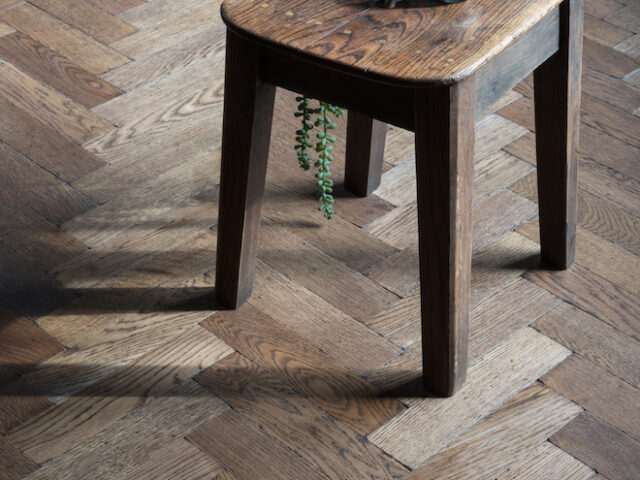 Ebony Oiled Aged Oak Parquet