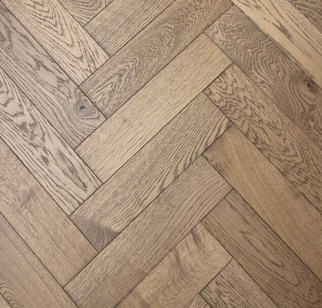 Donington Oak Parquet 400 x 100 x 15 mm (New)